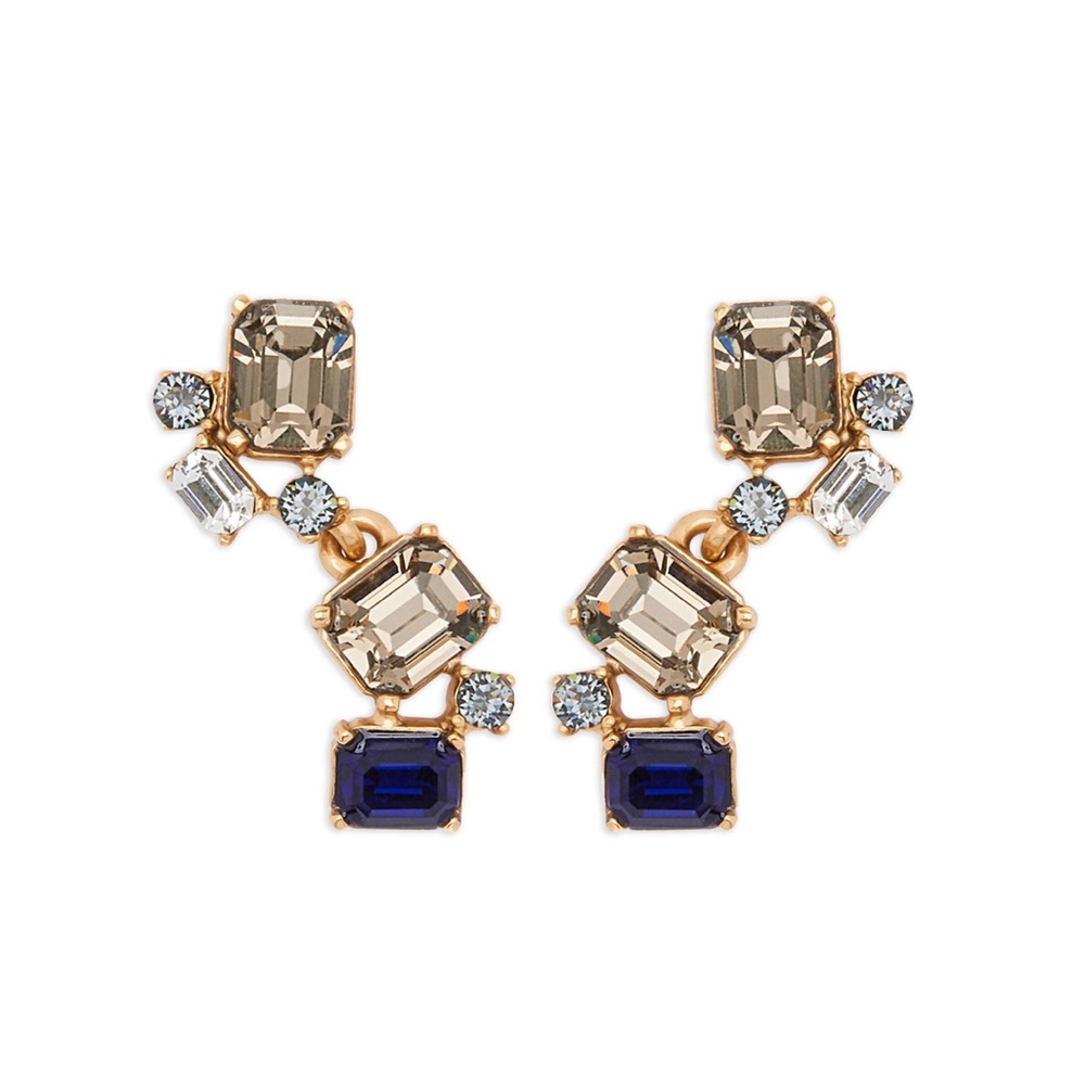 Oscar de la Renta
Scramble Crystal drop earrings